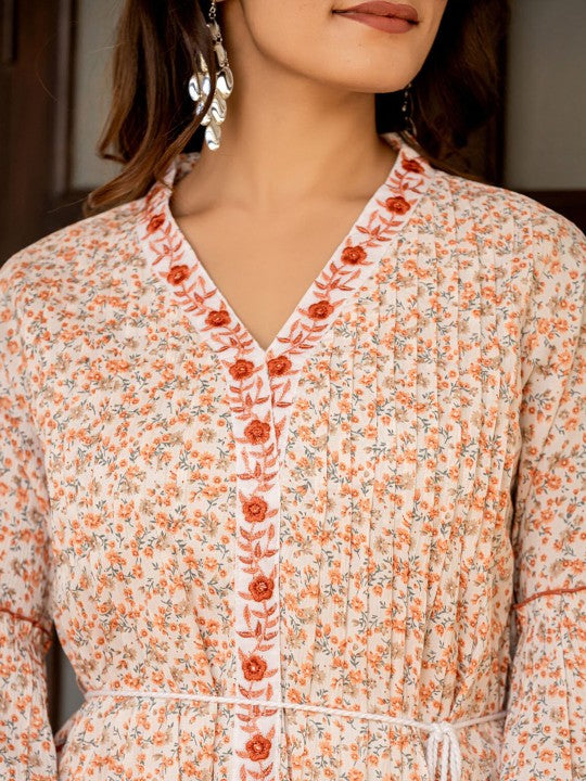 Sunshine Bloom Floral Dress