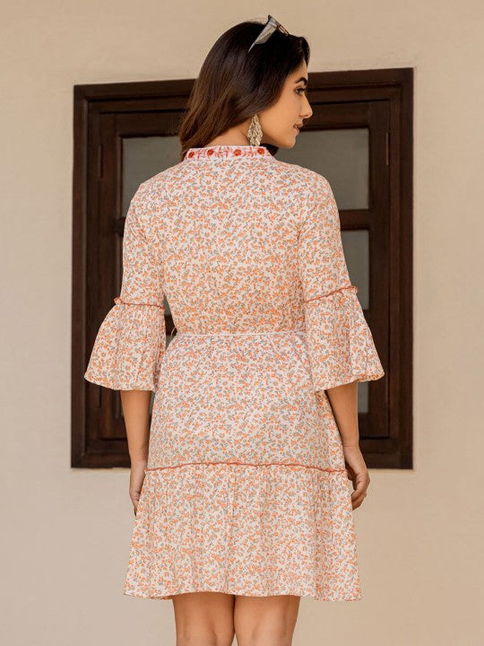 Sunshine Bloom Floral Dress