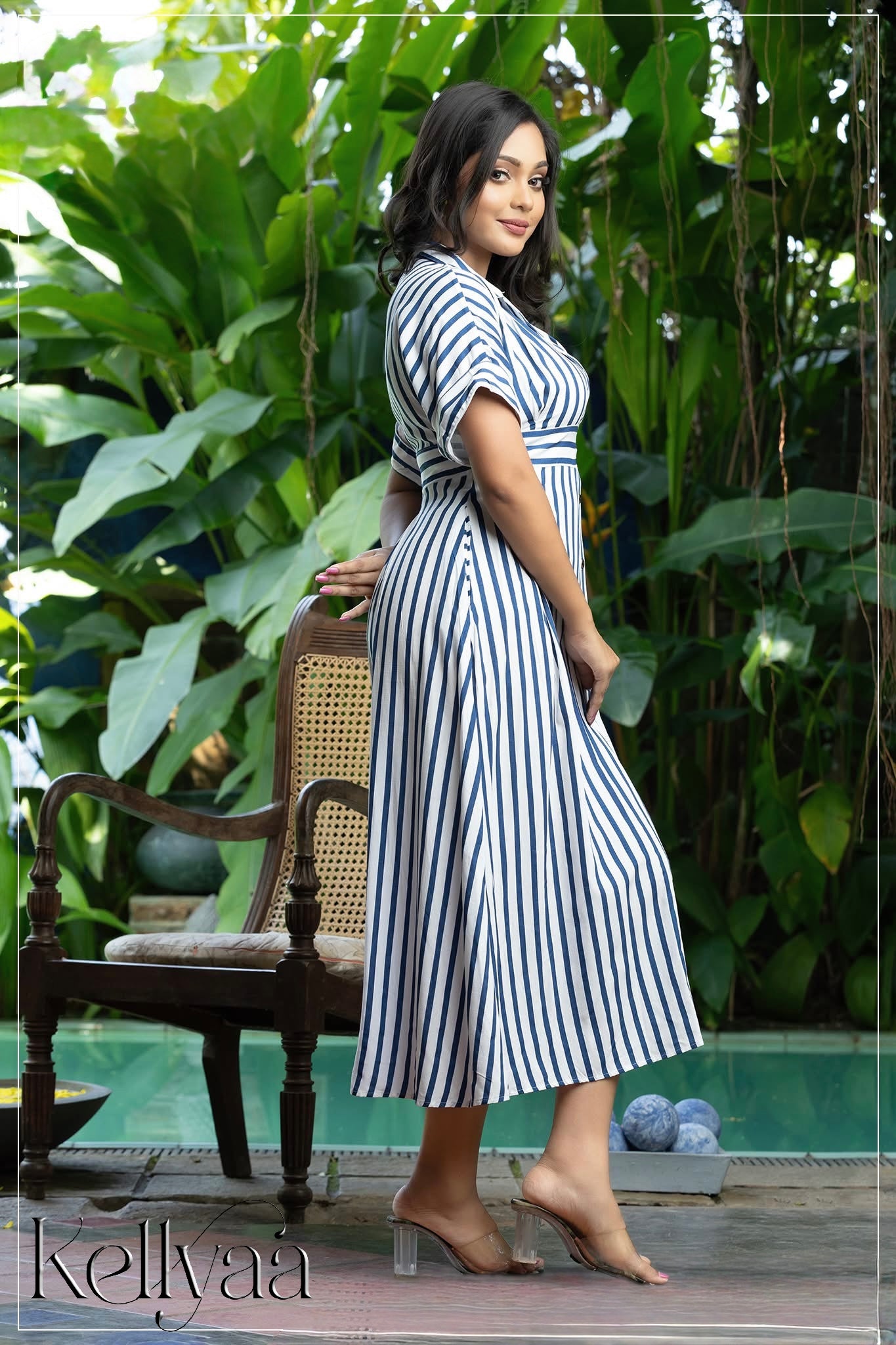 Nautical Stripes Shirt Dress